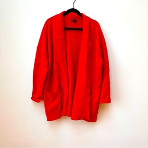 Eileen Fisher Hot Red Cardigan